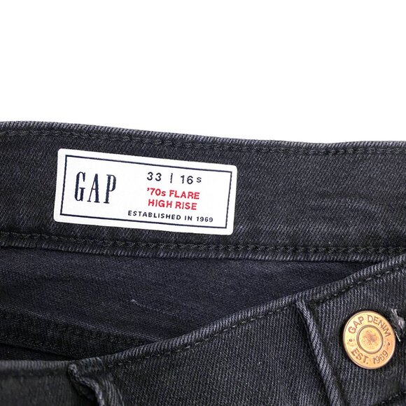 GAP Black Flare & Wide Leg Jeans - Picture 2 of 4